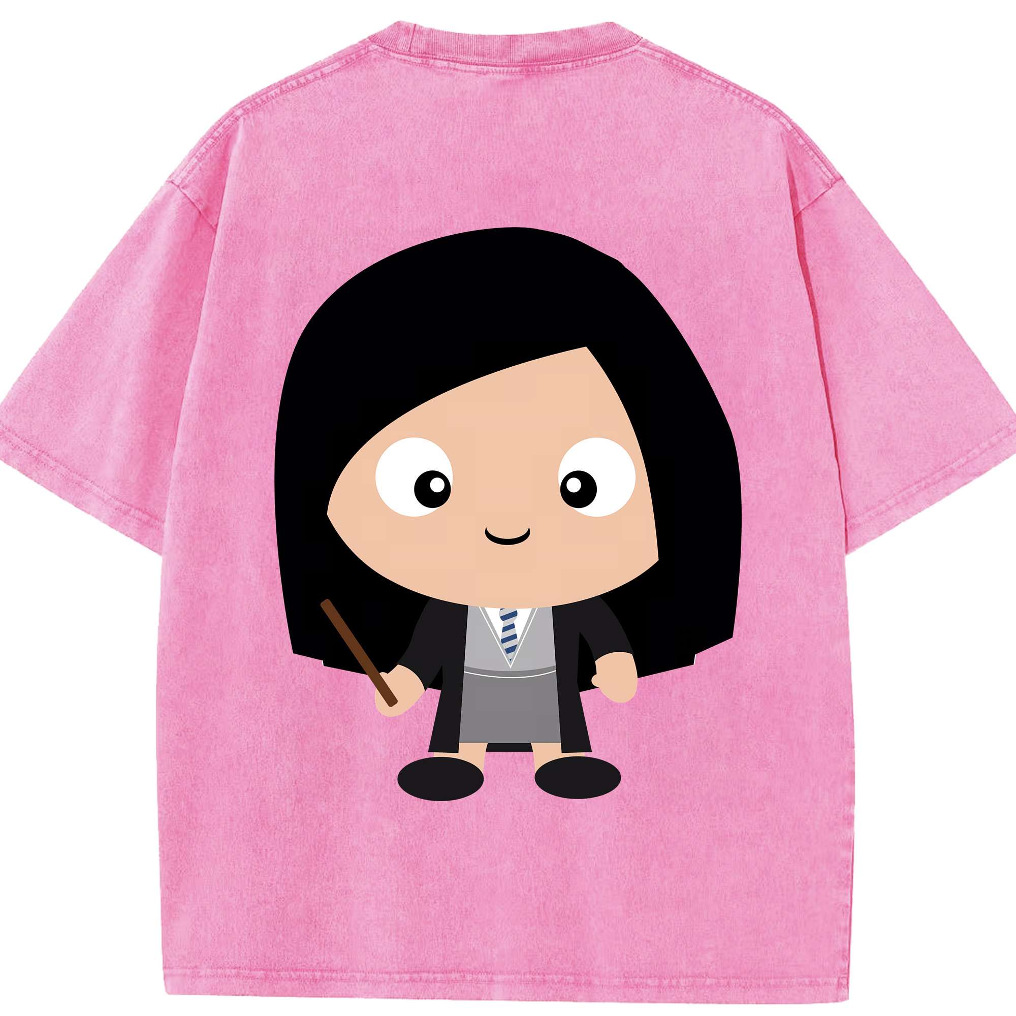 （画像用） Harry Potter ハリー・ポッターシリーズ 綿100% ヴィンテージ風 半袖Tシャツ（背面プリント）